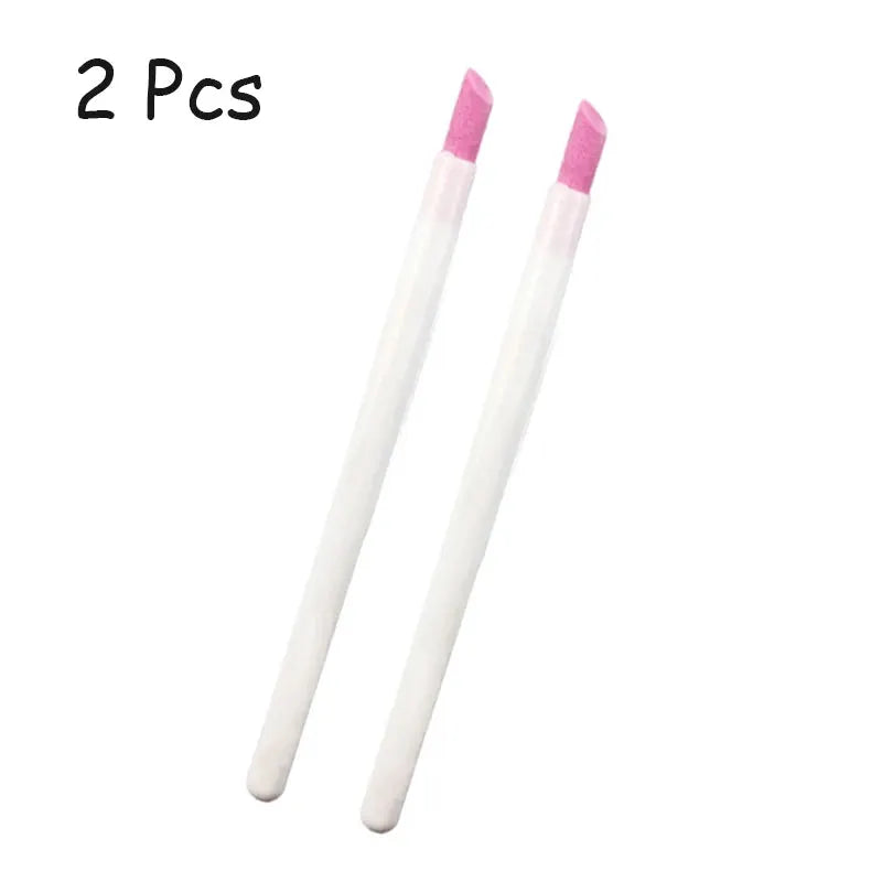 Quartz Grinding Pen Nail Art Set Cuticle Scissors Dead Skin Remover UV Gel Polish Removal Manicure Files Tools