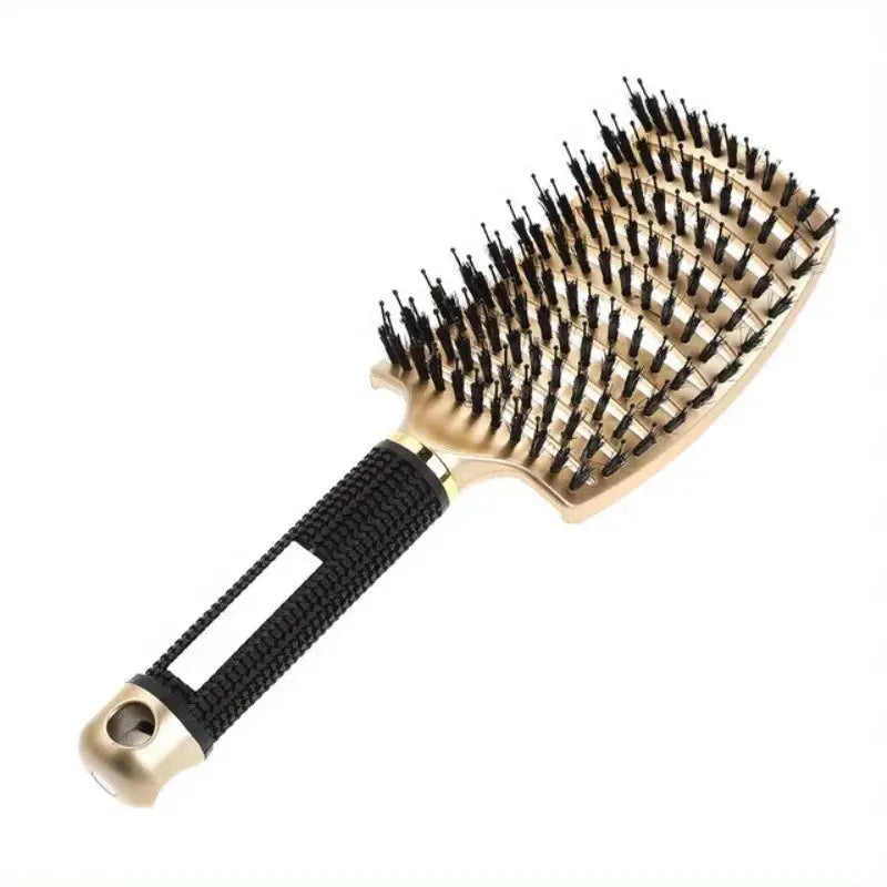 NovaGlow Magic Scalp Massage Hair Brush For Wet Curly Hair With Non Slip Handle Detangling Tool