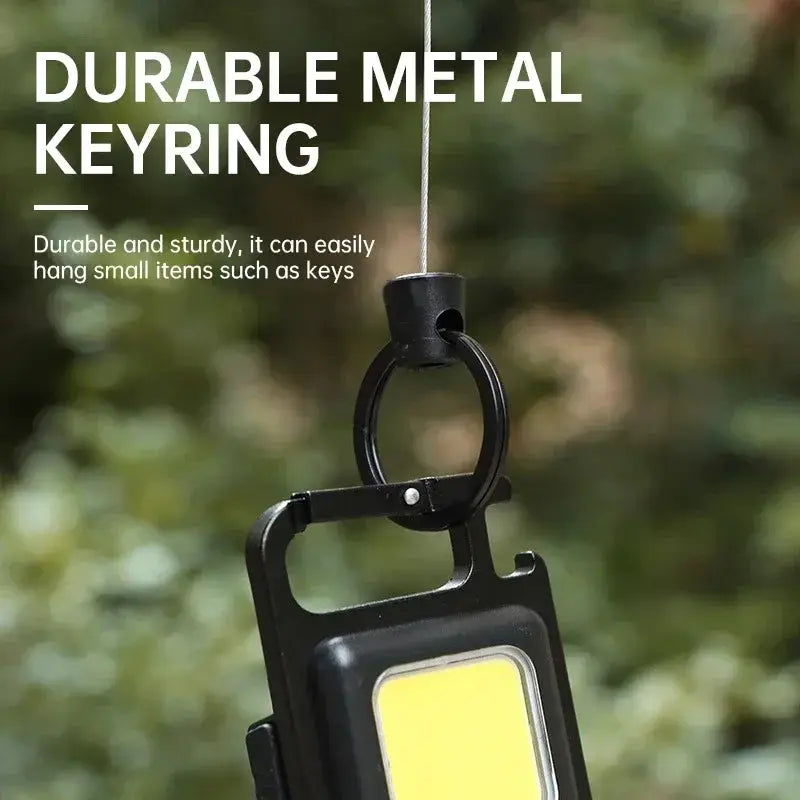 Outdoor Retractable Key Chain With Mountaineering Buckle Anti Loss Anti Theft Metal Cable High Rebound Easy to Pull