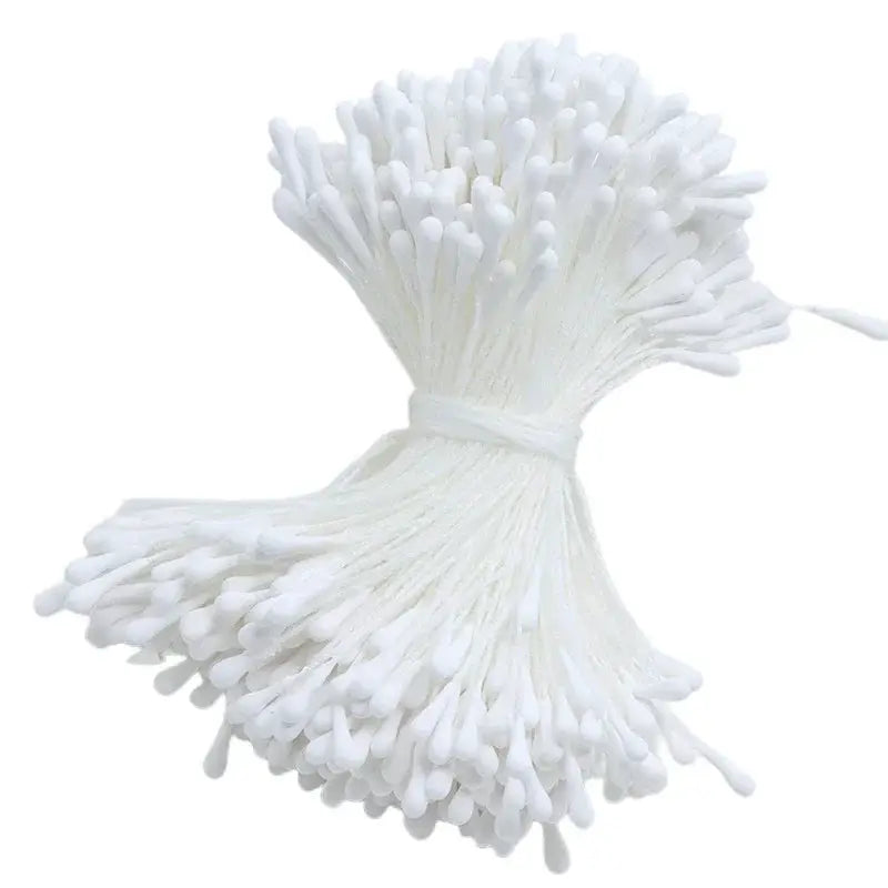 400 Pieces 2mm Mini Pearl Floral Pistils For Wedding Party Home Decoration Diy Accessories