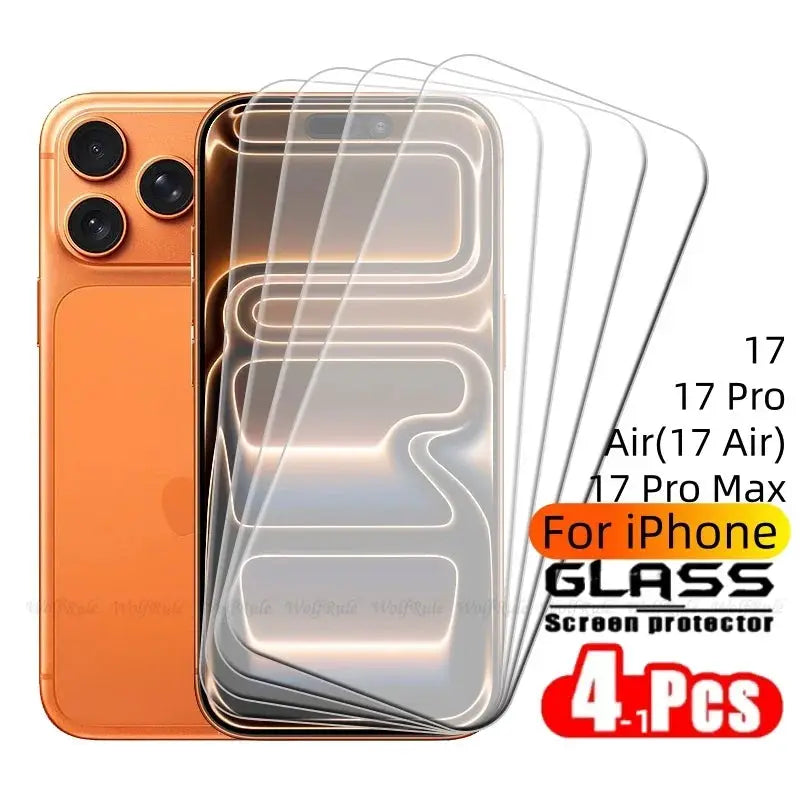 NovaGuard Tempered Glass Screen Protector For iPhone 17 Pro Max Ultra Thin 9H Clarity And Touch Accuracy