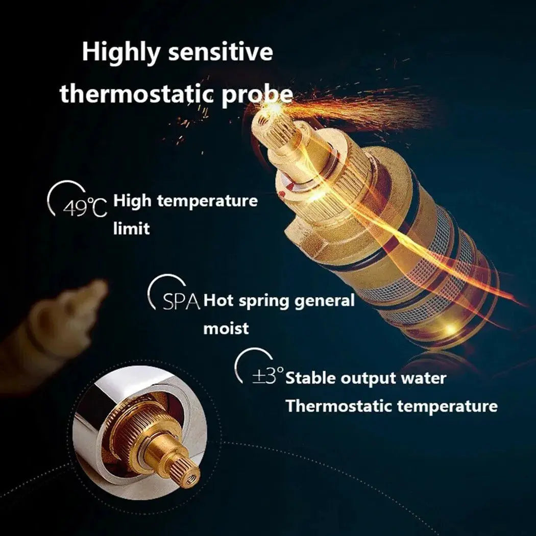Brass replacement thermostatic cartridge for shower mixer valve repair kit Simples Market bathroom temperature control