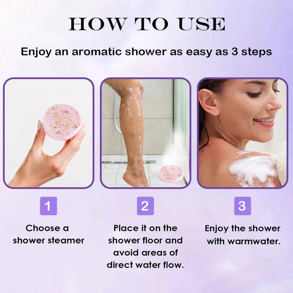 Aromatherapy Shower Steamers 12 Pack Gift Set With Essential Oils For Self Care Spa Birthday Gifts For Women