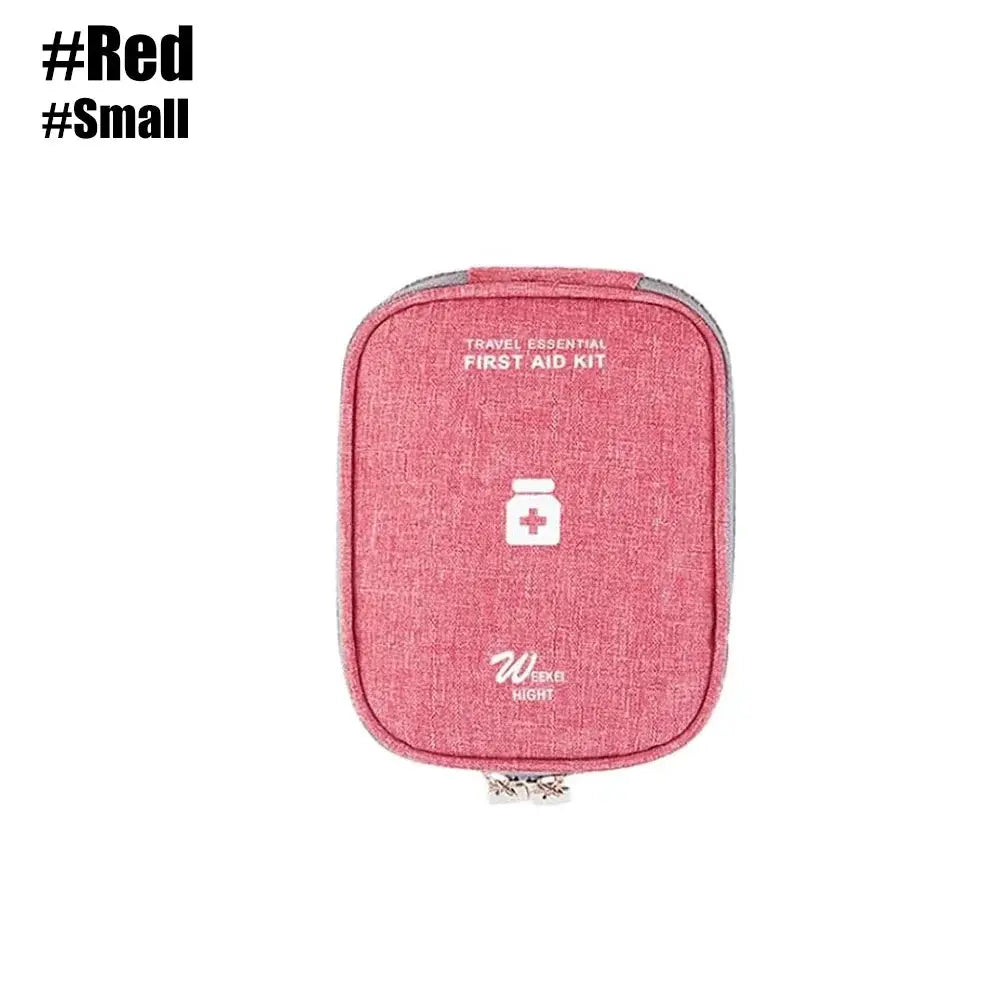 Family First Aid Kit Portable Outdoor Travel Storage Bag Large Capacity Layered Medicine Organizer