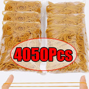 Rubber bands bundle, yellow high-elastic, Simples Market 4050 pcs for stationery and household use