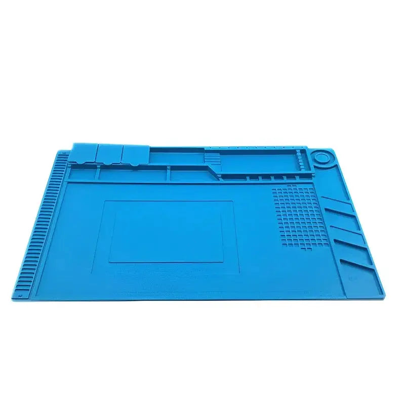 Silicone Soldering Mat ESD Antistatic Heat Resistant Workstation Pad for Electronics Repair and Maintenance