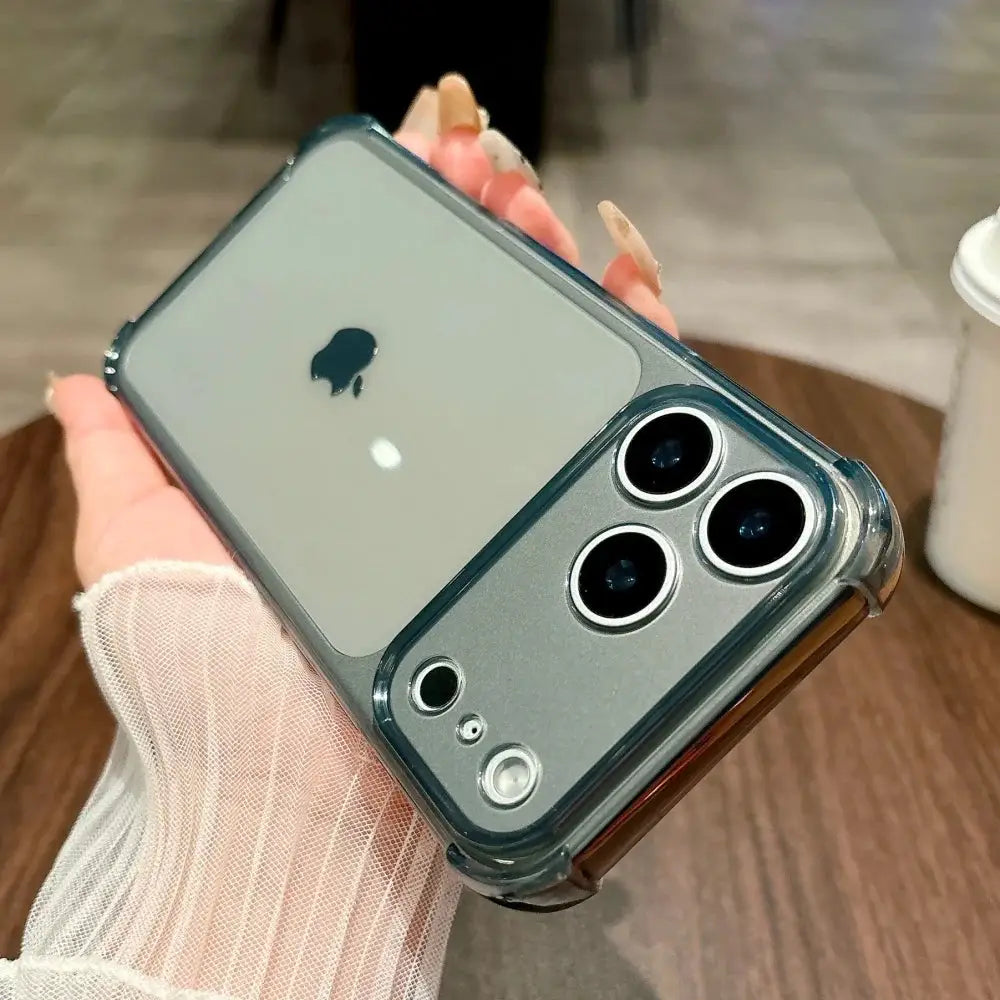 NeonGuard Shockproof Neon Soft TPU Clear Case For iPhone 7 To 17 Pro Max With Camera Protection