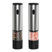 ChefSmart Electric Salt and Pepper Grinder Rechargeable Pepper Mill with Adjustable Coarseness