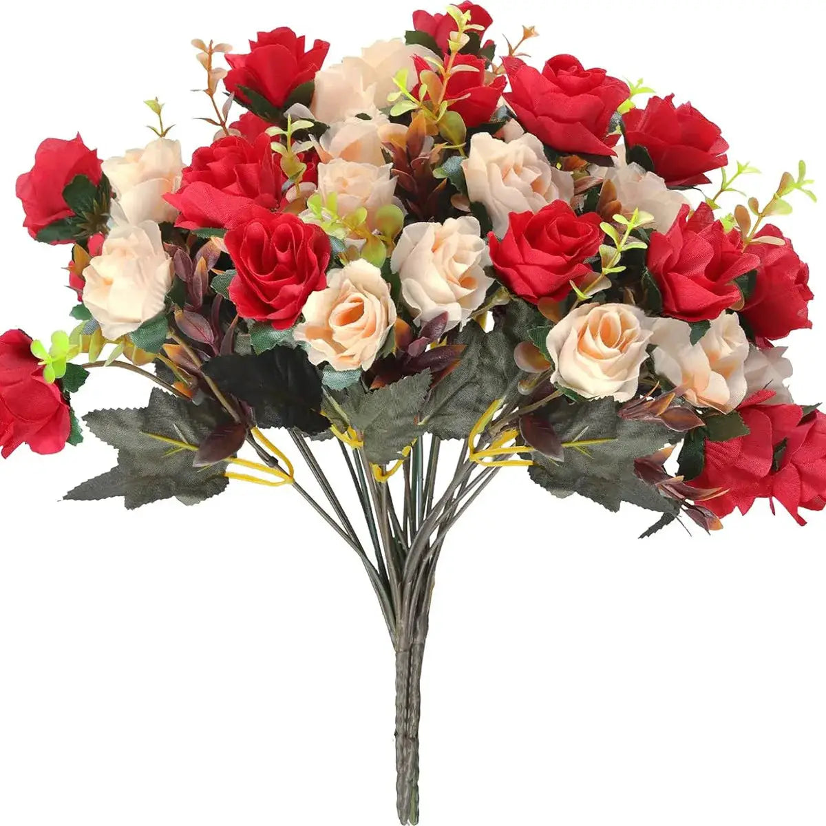 Artificial Silk Roses for Wedding Decor and Bridal Bouquet Diy Scrapbooking Wall Photography Props