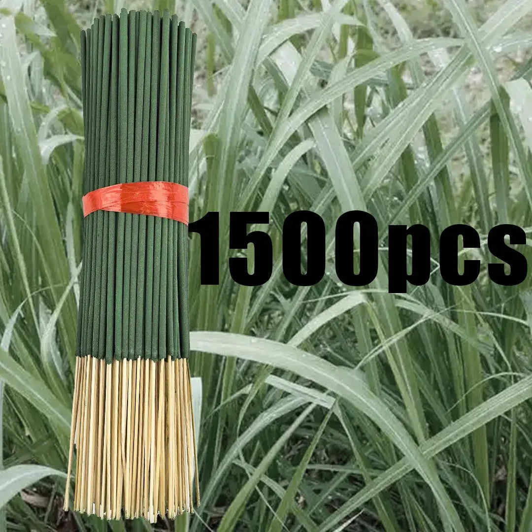 Natural Citronella Incense Sticks Pack 20 56 101 400 Lemongrass Fragrance Bamboo Wood Chips For Outdoor Camping