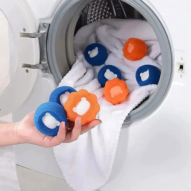 1 To 5 Pieces Pet Hair Remover Reusable Ball For Laundry Washing Machine Filter Cat Fur Lint Catcher Home