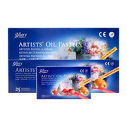 MUNGYO Artists' Oil Pastels set of three boxes (25-color large, 25-color medium, 12-color small) Simples Market