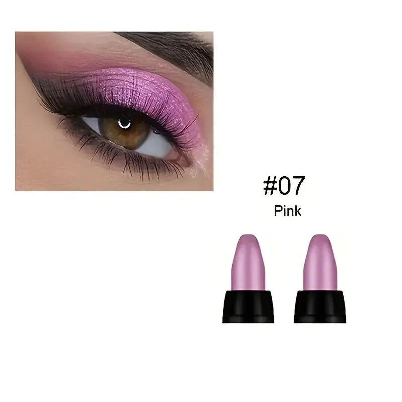 LustreLux 16 Colors Pearlescent Eyeliner Set Waterproof Long Lasting Glitter Eye Makeup