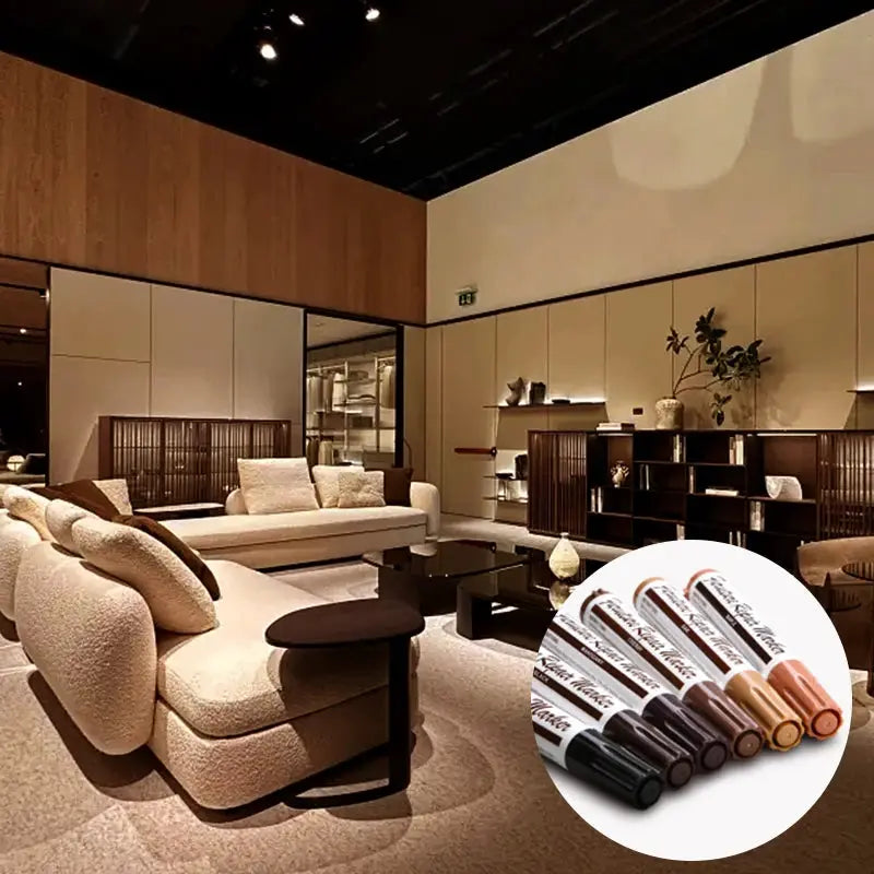 13-piece furniture marker set by Simples Market for wood scratches; waterproof pens in assorted colors