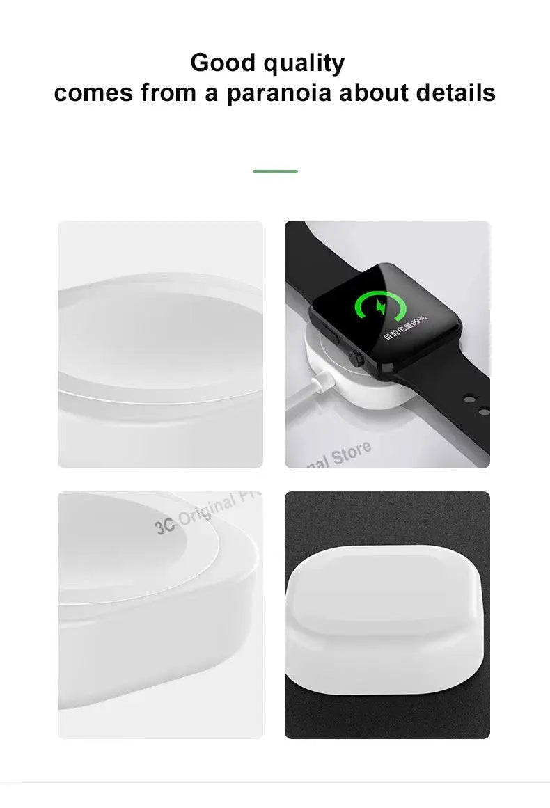 New Magnetic Wireless Charger for Apple Watch Series 9 8 7 6 5 4 SE Fast Charging Cable USB Type C for iWatch Series 6 3 5 3 2 1