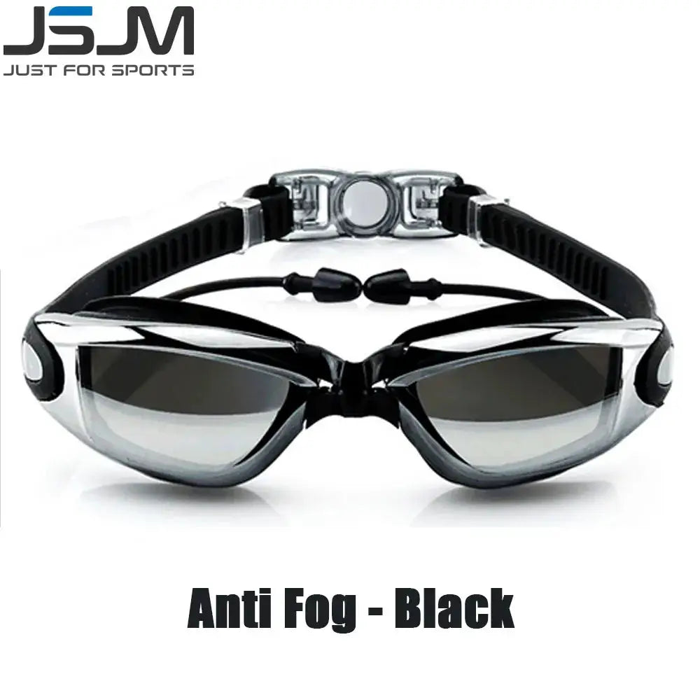 JSJM Professional Anti Fog Adult Swimming Goggles Waterproof Adjustable Silicone Strap For Men And Women