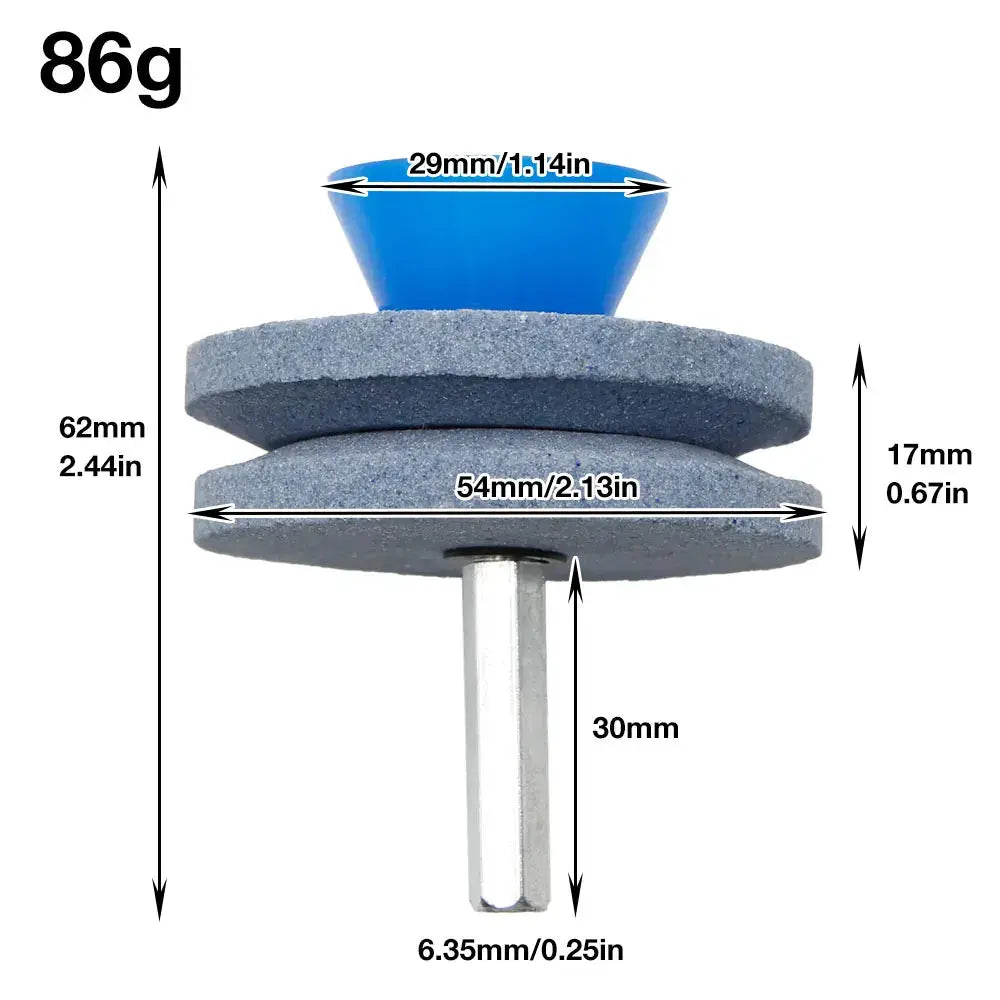 Diamond Grinding Stone For Mower Blade Sharpener Wear Resistant Grinding Head Compatible With Electric And Hand Drills