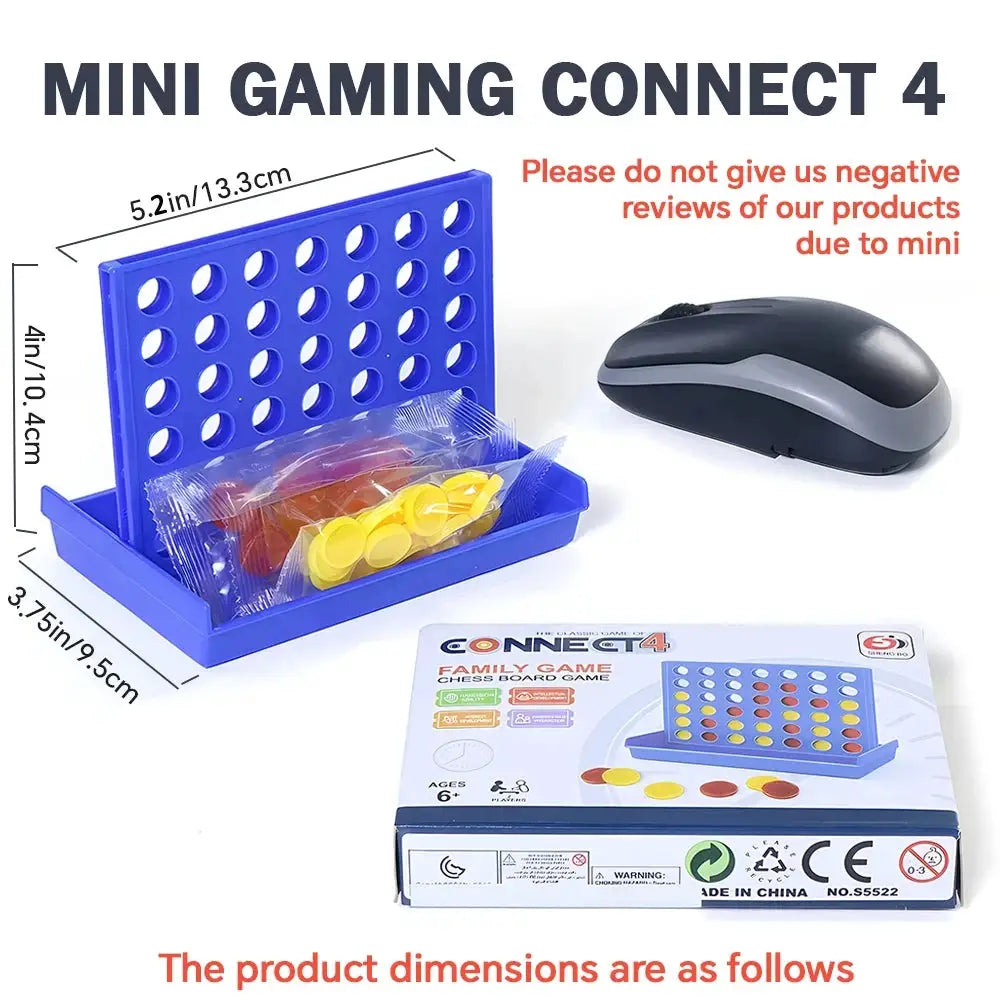 Four In A Row Bingo Chess Connect Classic Family Board Game Educational Toy For Kids And Adults