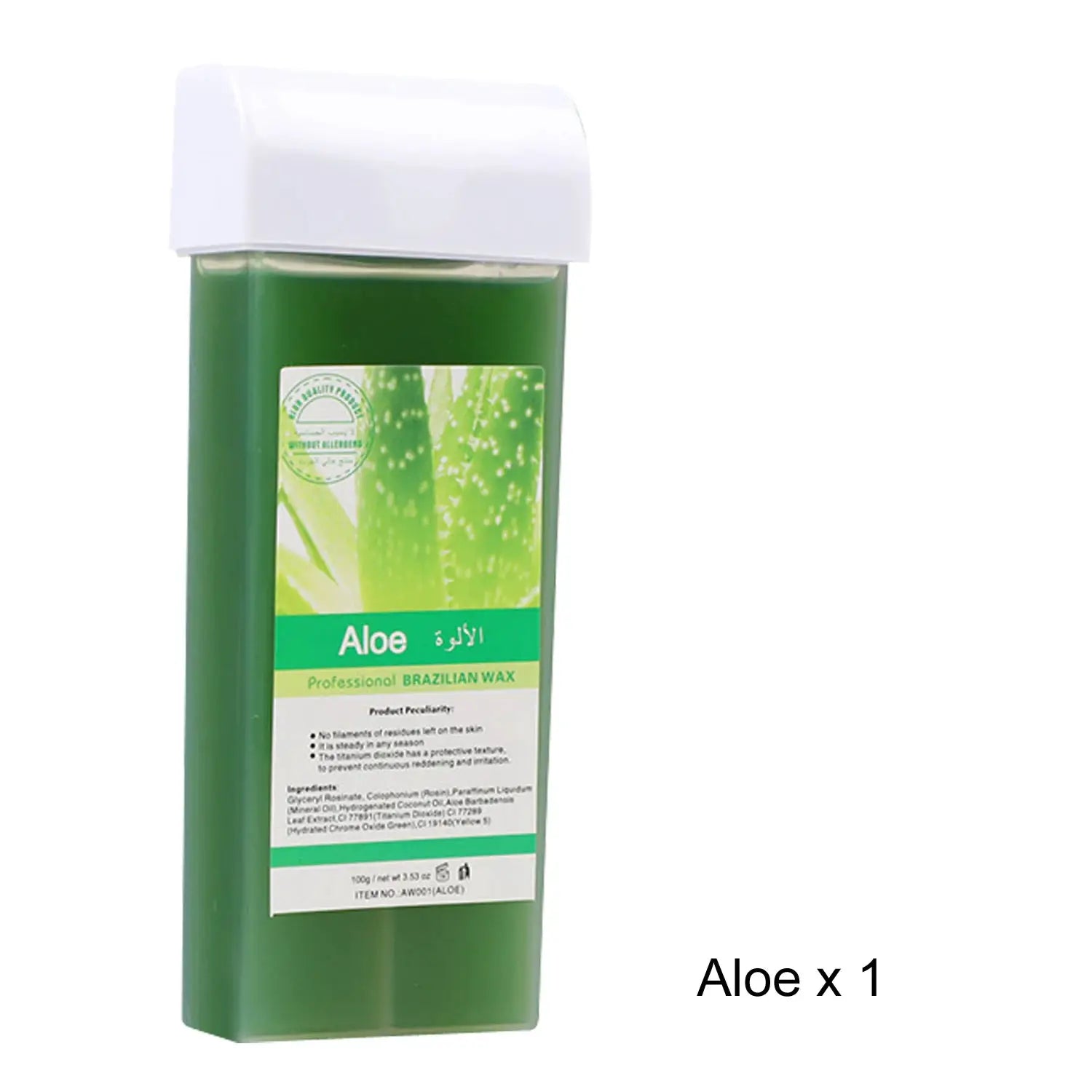 Roll-on wax refill Simples Market Aloe green cartridge, 1 pack