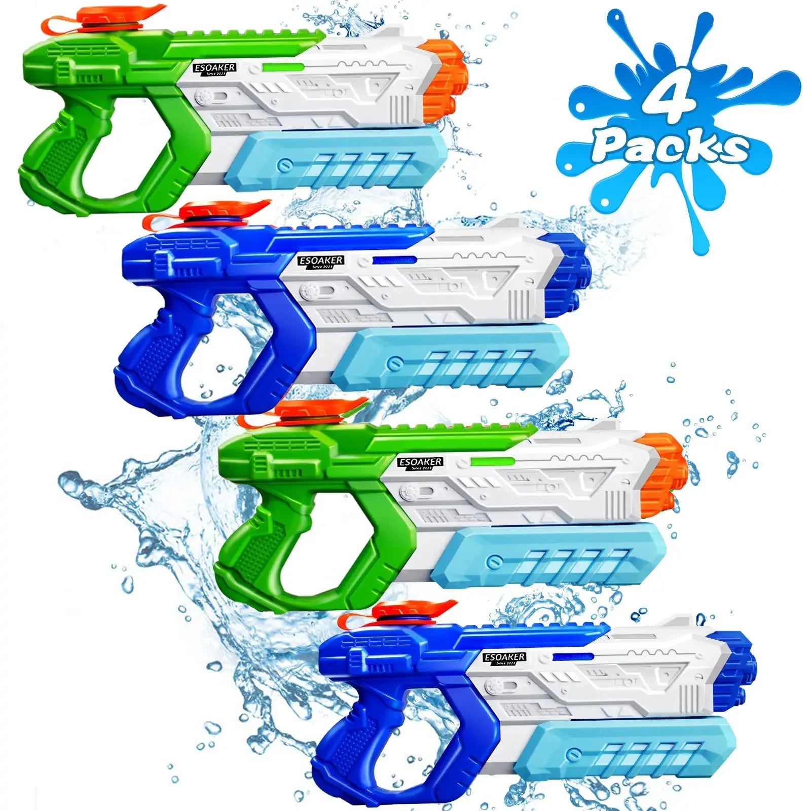 600cc High Capacity Water Gun For Kids And Adults Long Range Water Blaster Super Soaker For Pool Beach Summer Fun