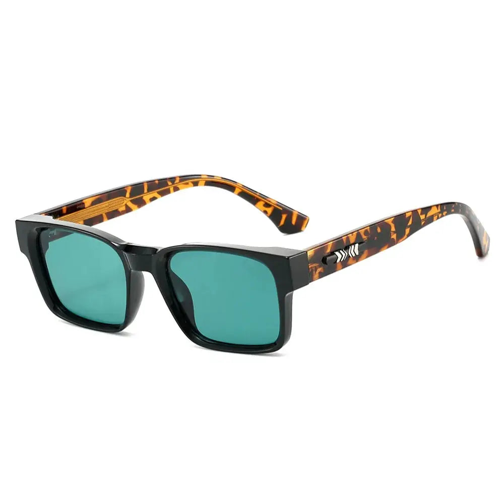 Quality Square Polarized Sunglasses For Men And Unisex With Durable Metal Core UV400 Protection