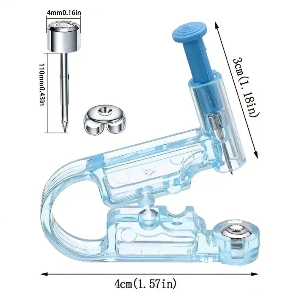 Disposable Ear Piercing Gun Kit 5 Or 10 Pcs Asepsis Safe Nose Piercer Tool Set Stainless Steel Body Jewelry