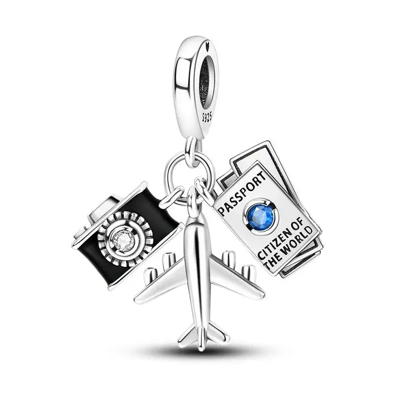 925 Sterling Silver Pendant Beads Carnivorous Plant Monster Charm Trendy Collection For Bracelet And Necklace Jewelry