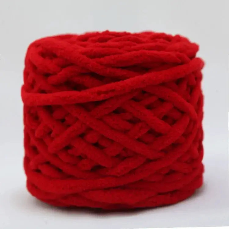 100g Chenille Knitting Yarn Ice Strip Line Cotton For Hand Knitting Scarf Thick Wool Wholesale