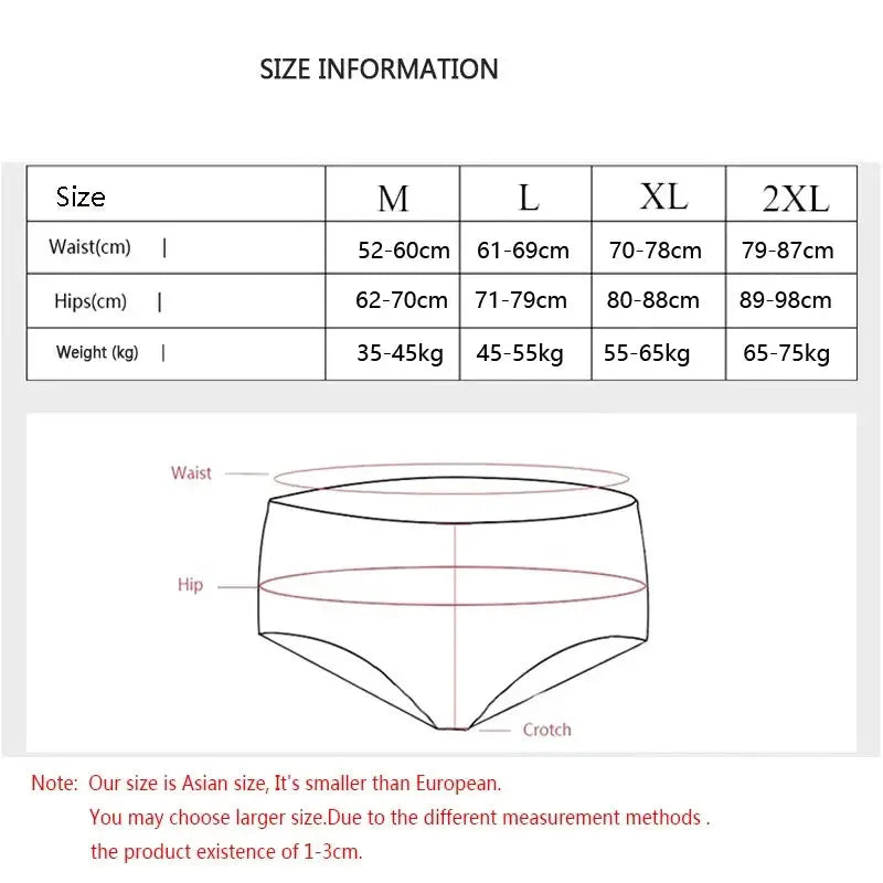 7-piece Simples Market cotton women’s panties set with low-rise briefs and cute letter designs, breathable underwear