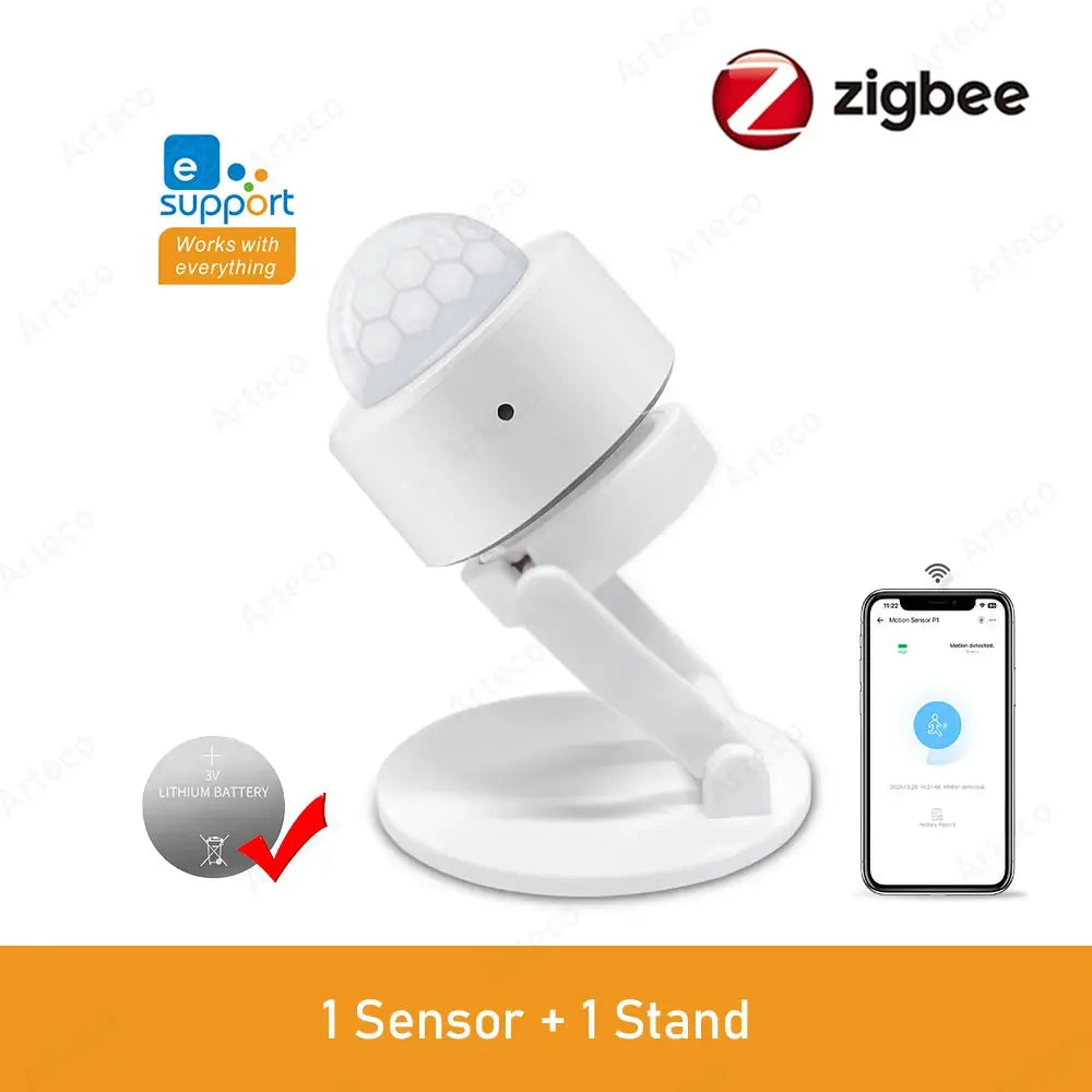 Zigbee 3.0 PIR Motion Sensor 120 Degree Infrared Detector Security Alarm Works With EWeLink And Home Assistant