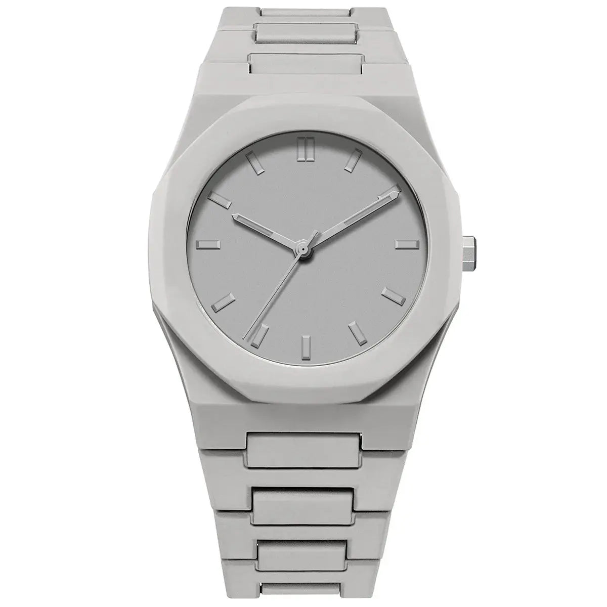 NovaTime Minimalist Quartz Watch For Men With Lightweight Plastic Strap Waterproof Durable Build And Classic Style