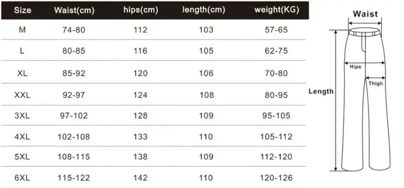 Tooling pants by Simples Market; thick waterproof fleece cargo pants for men and women with size chart.
