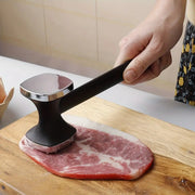 Heavy Duty Kitchen Meat Tenderizer Hammer With Rubber Grip Stainless Steel Head For Effortless Pounding And Tenderizing