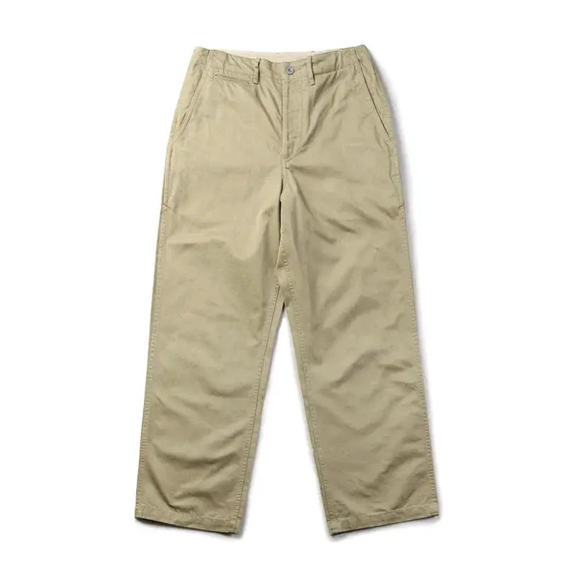 Rugged Bronson Army Chino Trousers khaki casual military-style pants