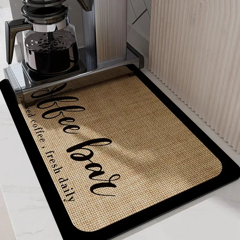 EcoBrew Coffee Machine Mat With Antifouling Technology Keeps Cup Area Dry And Stain Free