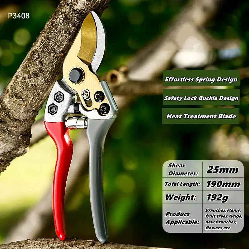 Labor-Saving Gardening Pruning Shears With SK-5 Blade For Bonsai Fruit Trees Flowers And Branches Garden Pruner