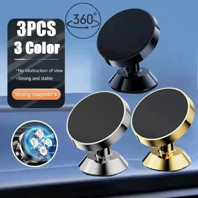 Magnetic Car Phone Holder Universal Dashboard Mount For iPhone Samsung