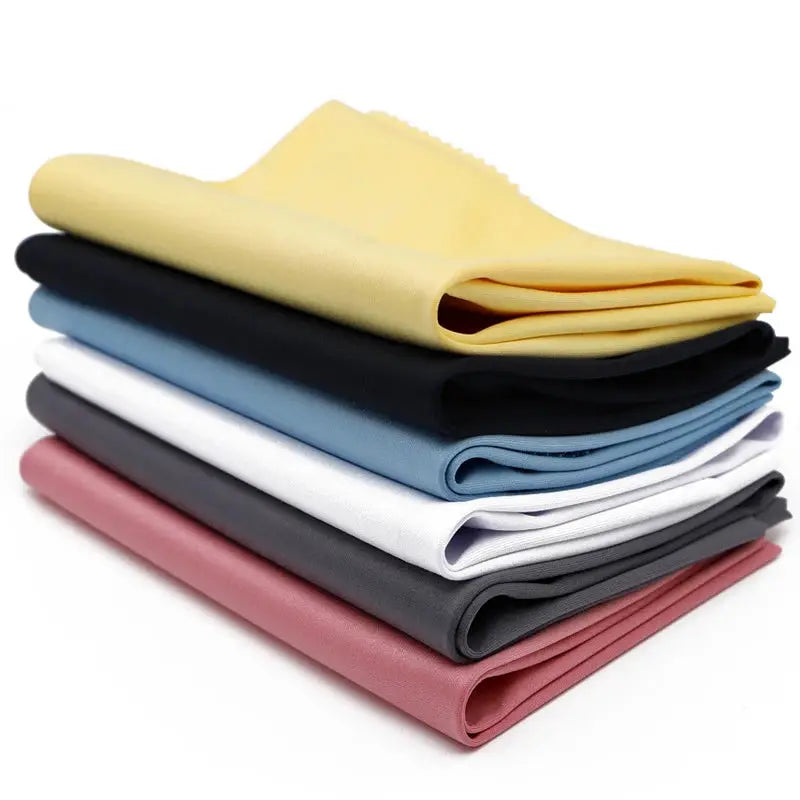 ClearVision Glasses Cleaning Cloths 30x30cm 5 Pieces Microfiber 220gsm Needle 1 Scratch Free Residue Free Cleaning
