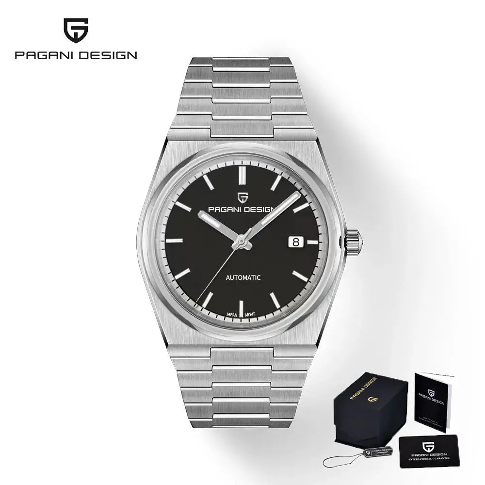 Pagani Design Men's Automatic Mechanical Watch With Miyota 8215 Movement Sapphire Crystal Stainless Steel Waterproof