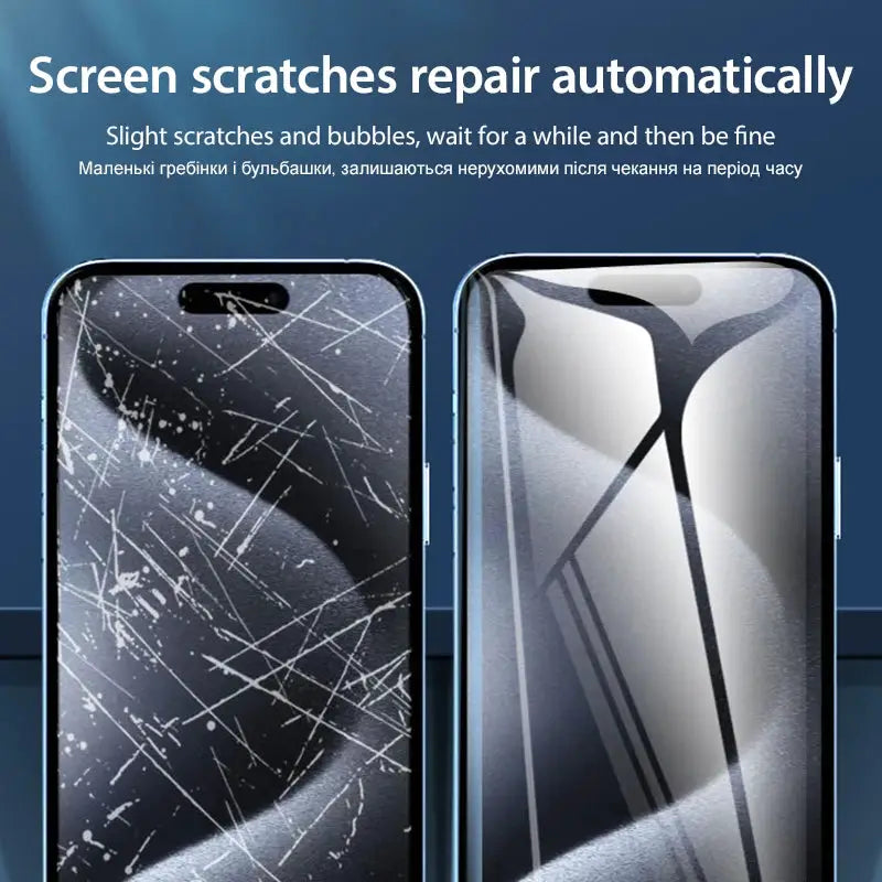 NovaShield 3 Pack Soft Hydrogel Screen Protectors For iPhone 7 Through 16 Pro Max XS XR X Plus Full Coverage TPU Film