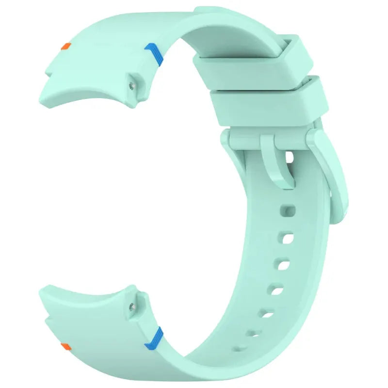 Silicone sport band in mint green for Samsung Galaxy Watch 7/FE/5 Pro/6/4 classic 44mm/40mm