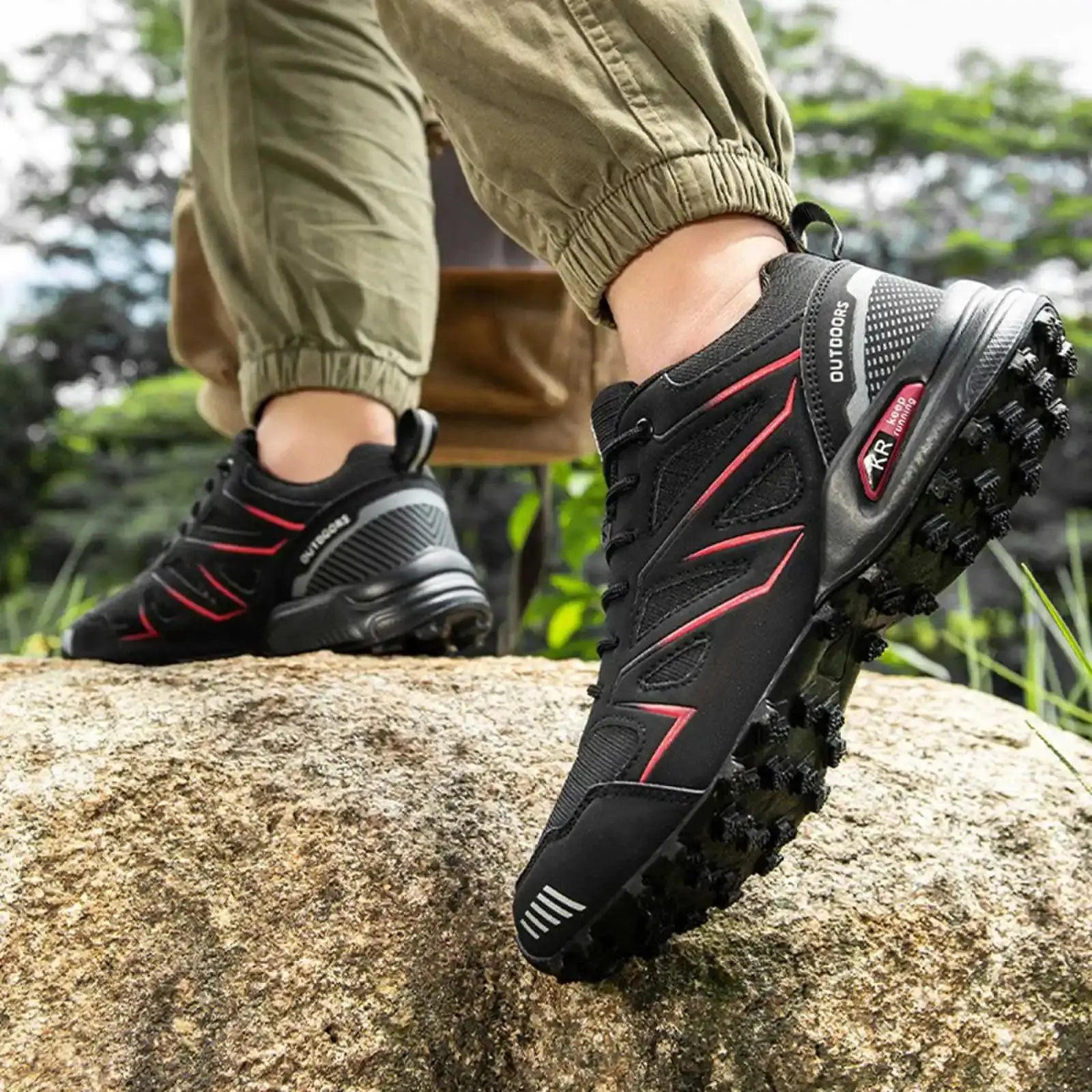 Waterproof Hiking Shoes For Men Outdoor Trekking Sneakers Mountain Climbing Camping Trainers Hunting Tactical Boots