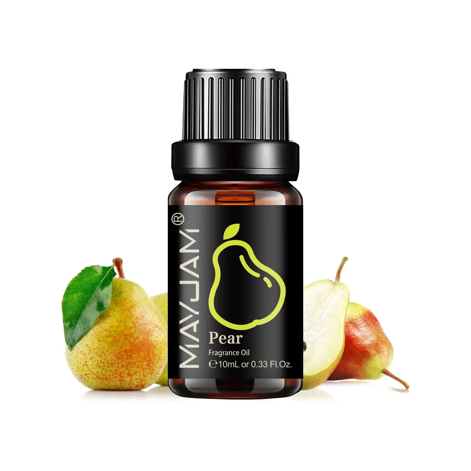 MAYJAM Fruit Essential Oil 10ml Assorted Fruit Fragrance for Diffuser Candle Cherry Banana Papaya Grape Litchi Guava Kiwifruit Pear