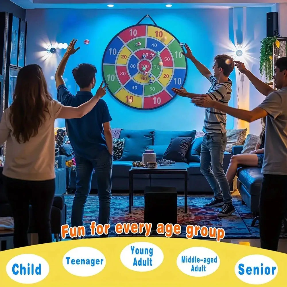 Montessori Throwing Slingshot Target Sticky Ball Dartboard Basketball Board Games Educational Outdoor Toy For Children