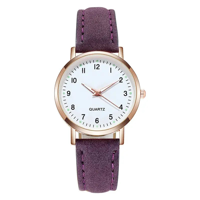 Fashion Watch For Women Leather Belt Watches Ladies Luxury Analog Quartz Luminous Wristwatch Clock Relogio Feminino