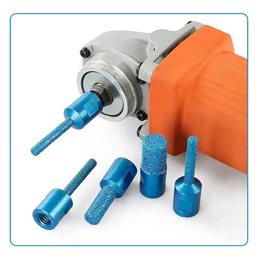 M10 Vacuum Brazed Diamond Milling Cutter Ceramic Tile Marble Stone Slotting Beveling Angle Grinder 6 10 15mm