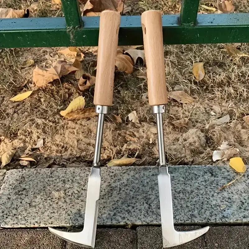 Heavy Duty Carbon Steel Hand Shovel With Ergonomic Grip Manual Weeding Tool For Road Cracks And Gardens