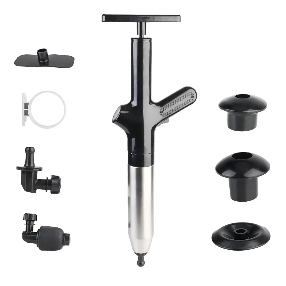 High Pressure Toilet Plunger Air Drain Blaster For Clogs And Sewer Pipes Unblocker
