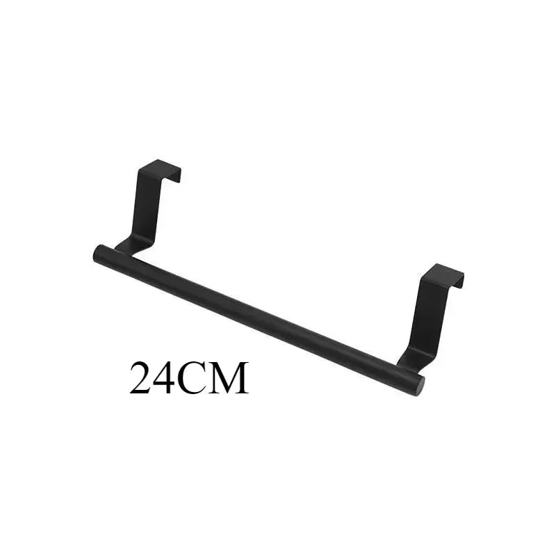 Over Door Stainless Steel Towel Rack Organizer For Bathroom Use