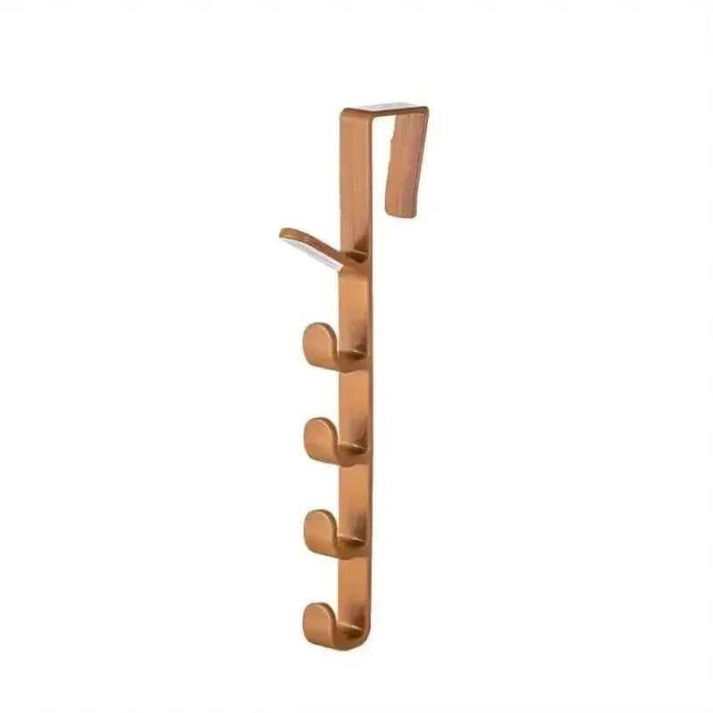 Over The Door Clothes Hanger Rack Plastic Home Storage Organizer For Bedroom Purse Holder For Bags Rails